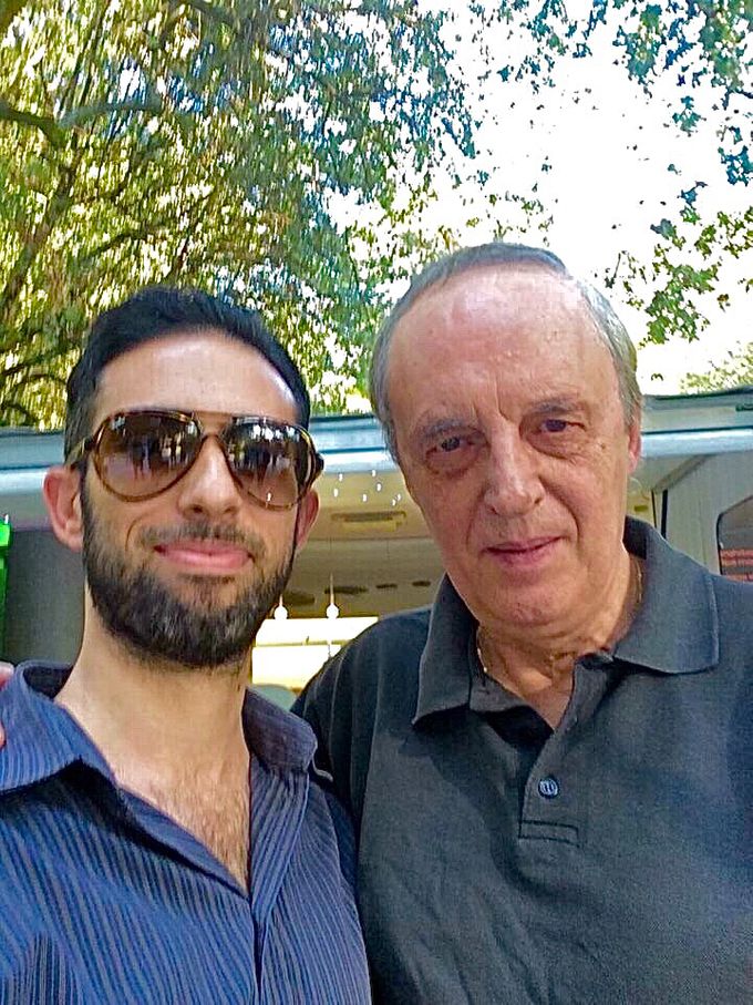 Con il Maestro del cinema horror italiano Dario Argento - La Versiliana, Marina di Pietrasanta (LU) (2014) 
