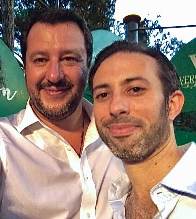 Con il Sen. Matteo Salvini - La Versiliana, Marina di Pietrasanta (LU) (2018)